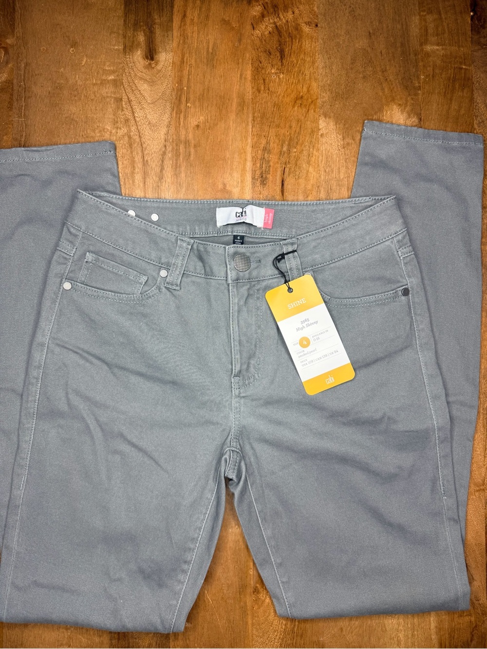 CAbi #3565 Grey Women's Classic Stretch Jeans NWT